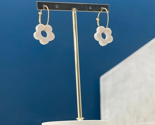 Boucles d’oreilles Marguerites