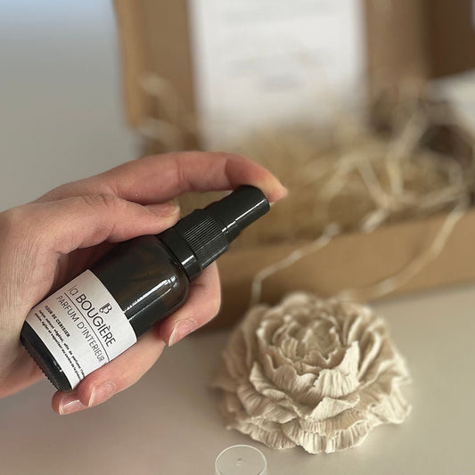 Pivoine à parfumer – diffuseur en minéral et coquillages