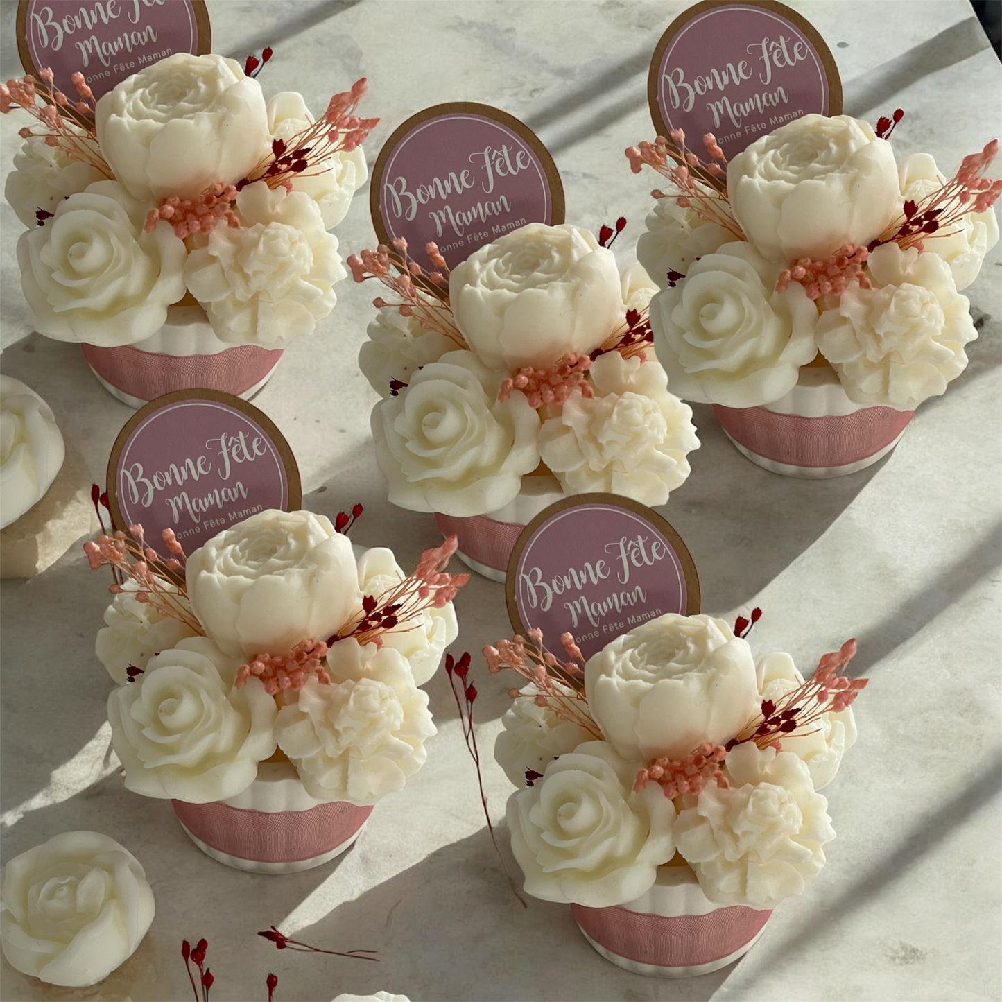 Bouquet de fondants parfumés – Fleurs à faire fondre les cœurs