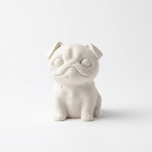 Le Carlin — Figure Chien Décorative Artisanale