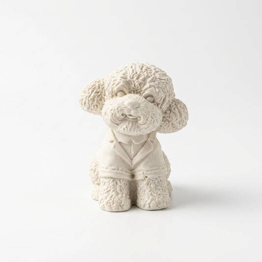 caniche décoratif artisanal