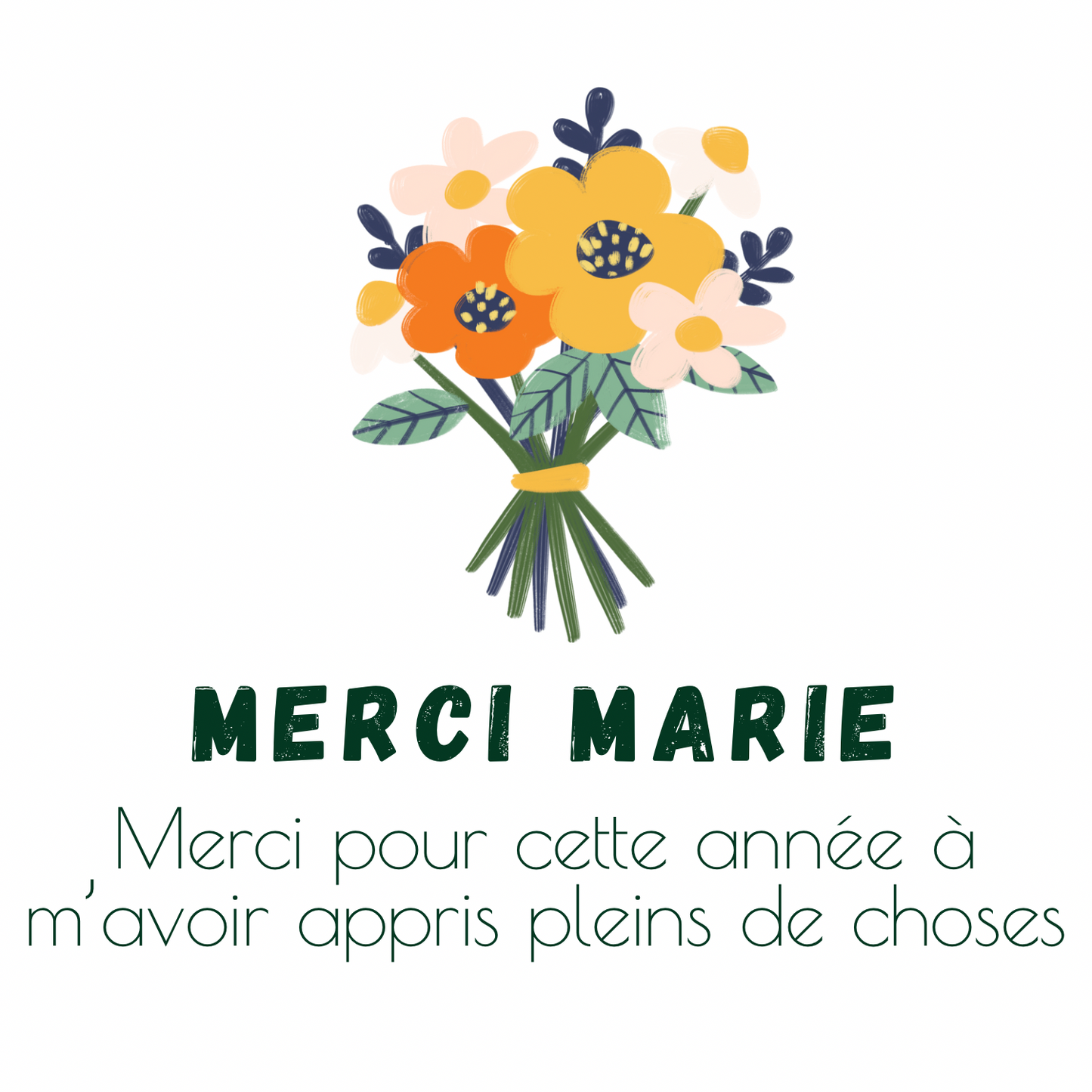 Édition spéciale Merci, - Bouquet parfumé –