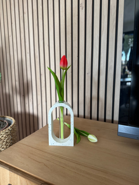 Vase LINÉA – design minimaliste pour fleurs fraîches ou séchées