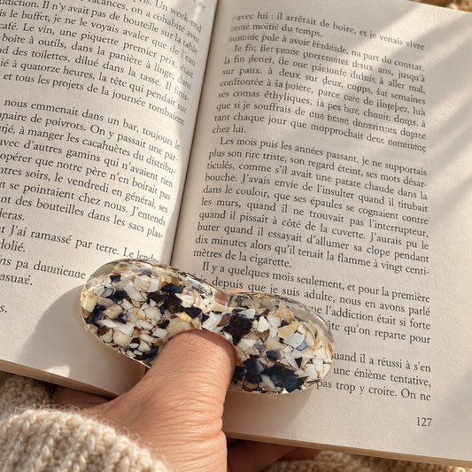 Bague de lecture artisanale