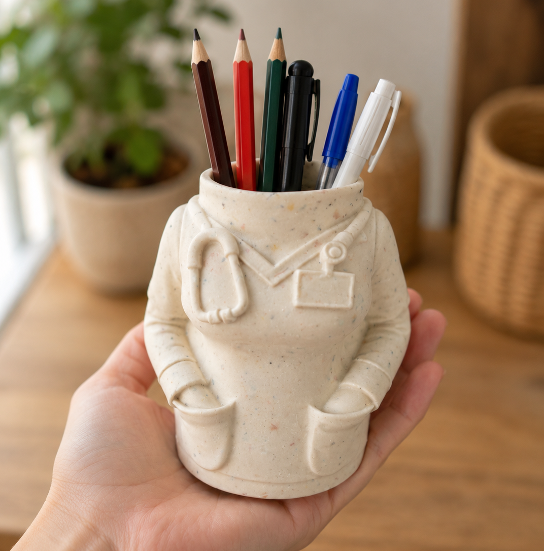 Pot à crayons Infirmière
