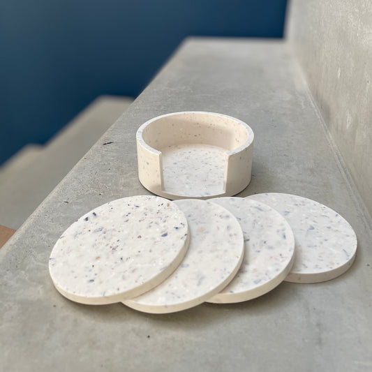 dessous de verres et son socle – élégance et praticité artisanal