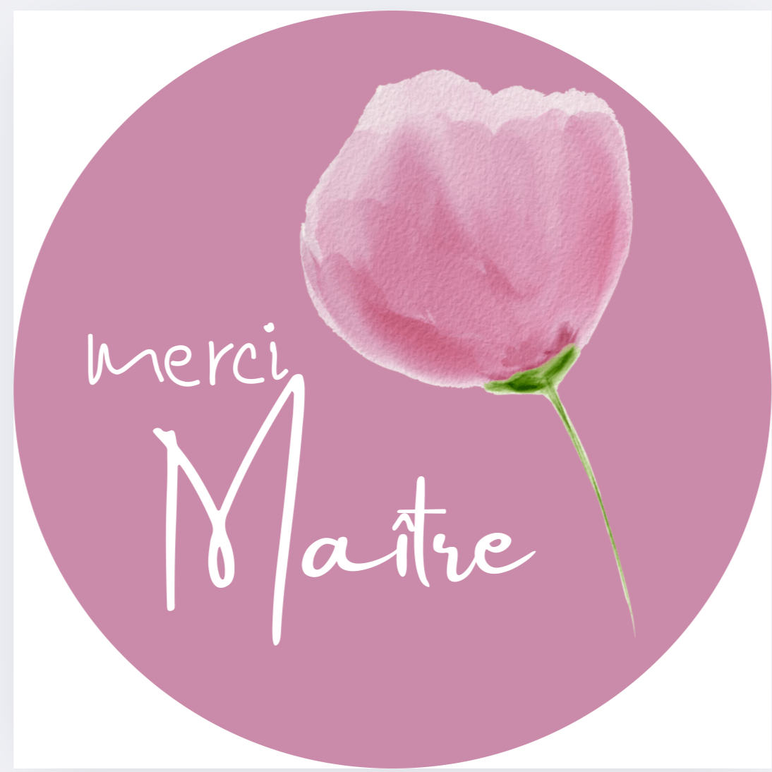 Soliflore coeur « Merci »