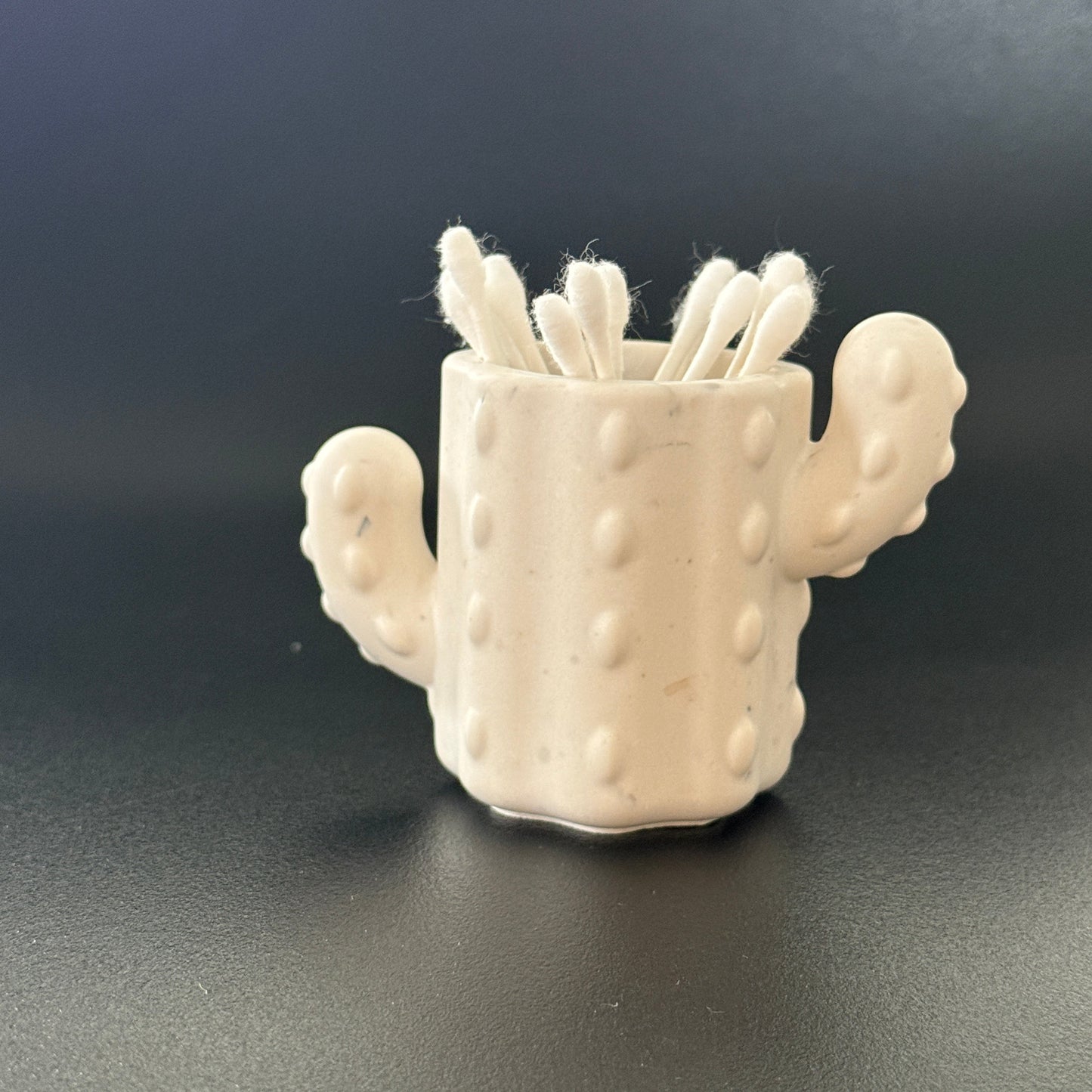 Pot Cactus – Rangement pour cotons-tiges