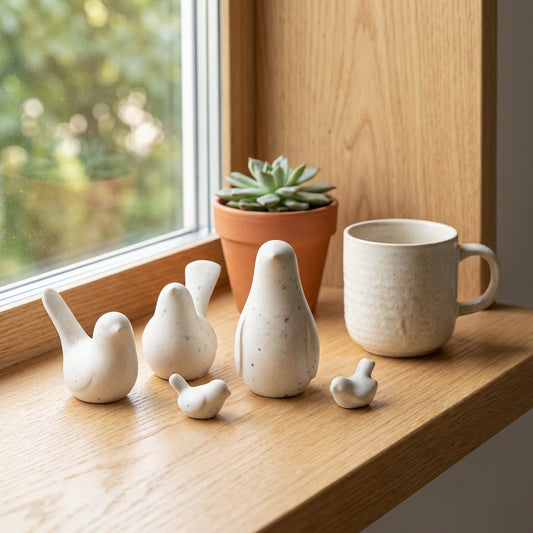 figure oiseau faite main