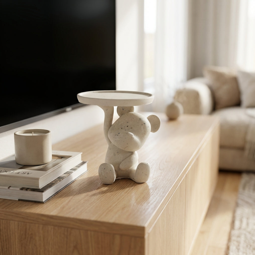 Ourson Porte-Plateau