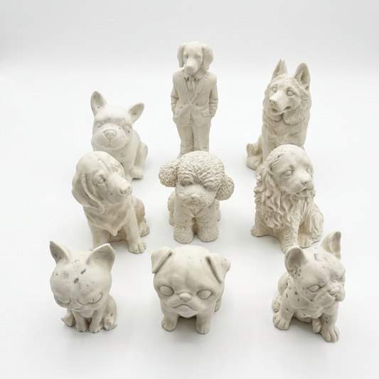 Les Chiens — Figures Animalières Décoratives Artisanales