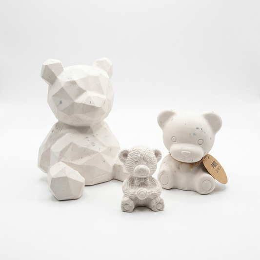 ourson décoratif artisanal