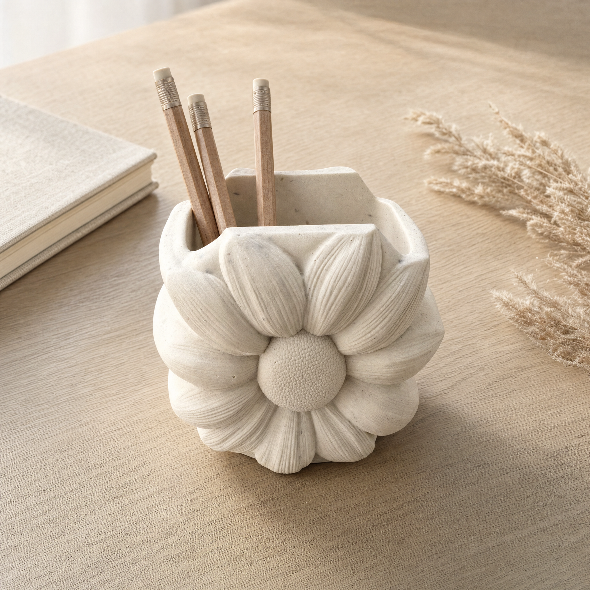 Etsy IA validée — Pot Marguerite utilisé comme pot à crayons