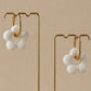 boucles d’oreilles fleur coquillée artisanales
