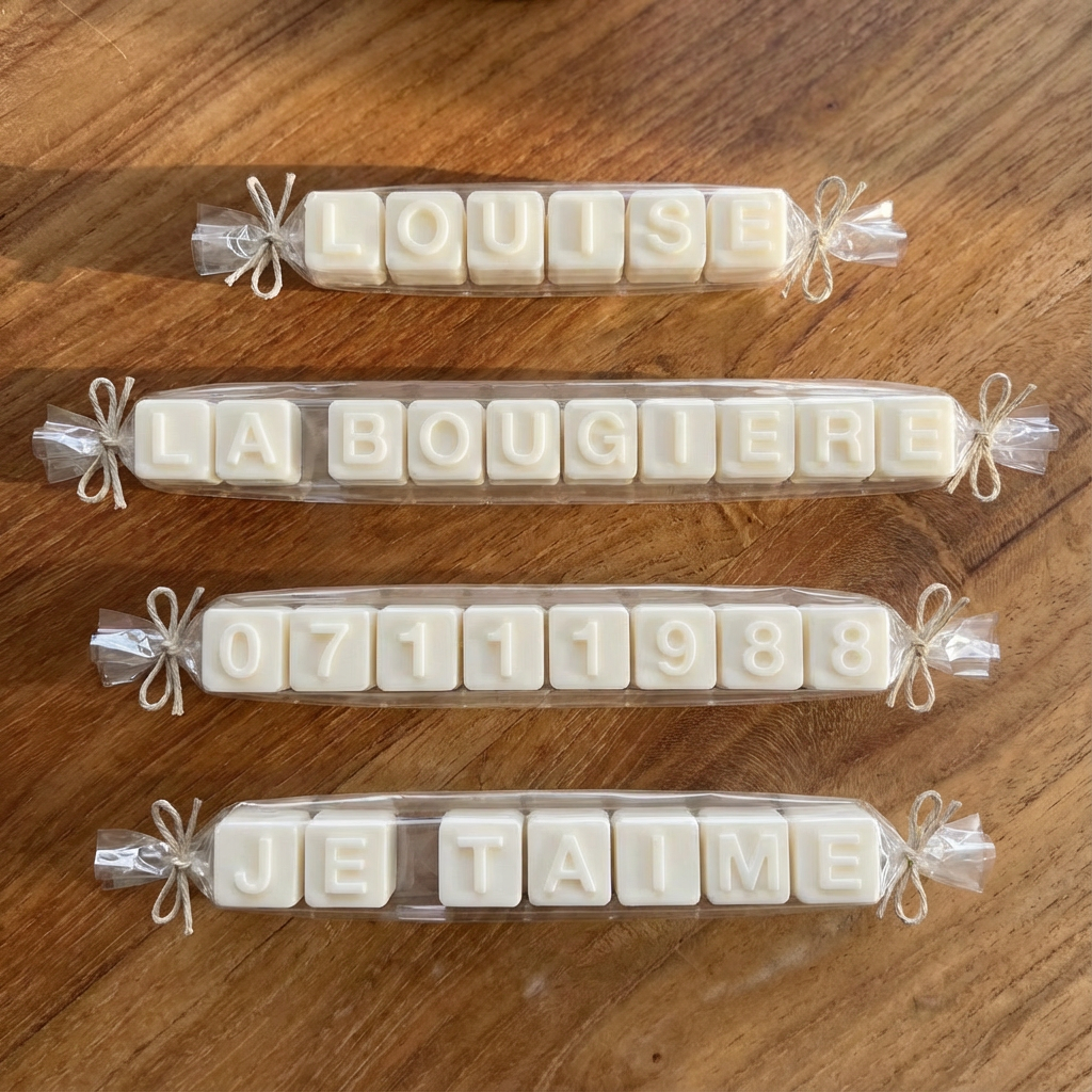 Fondant parfumé personnalisé – Message & Prénom