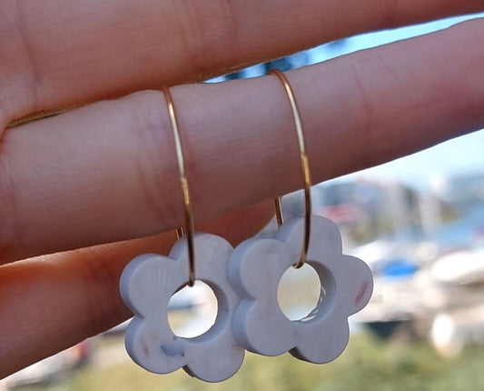 Boucles d’oreilles Marguerites