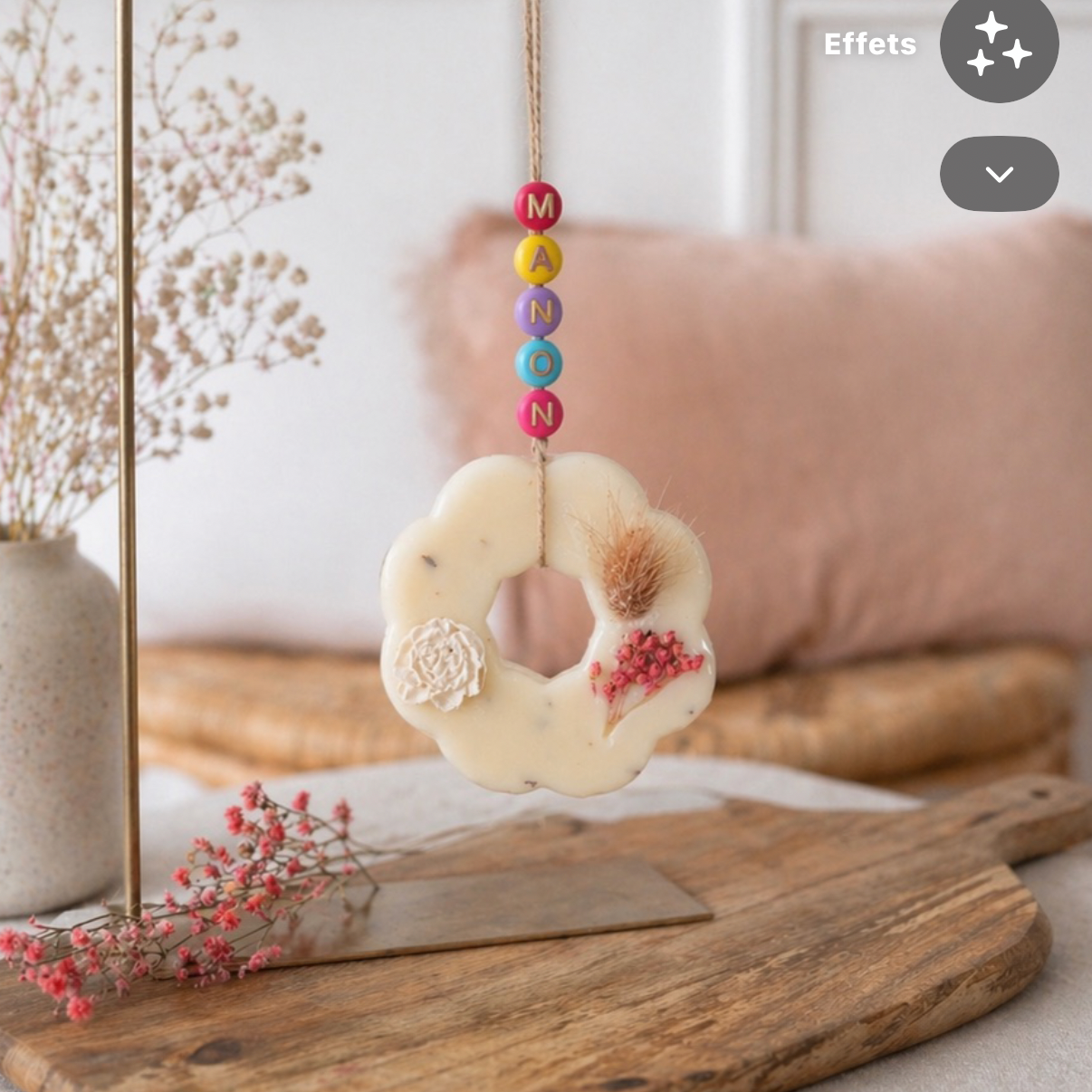Collier parfumé personnalisé