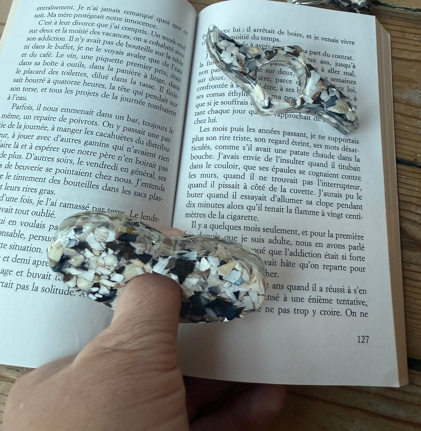 BAGUE DE LECTURE COQUILLEE