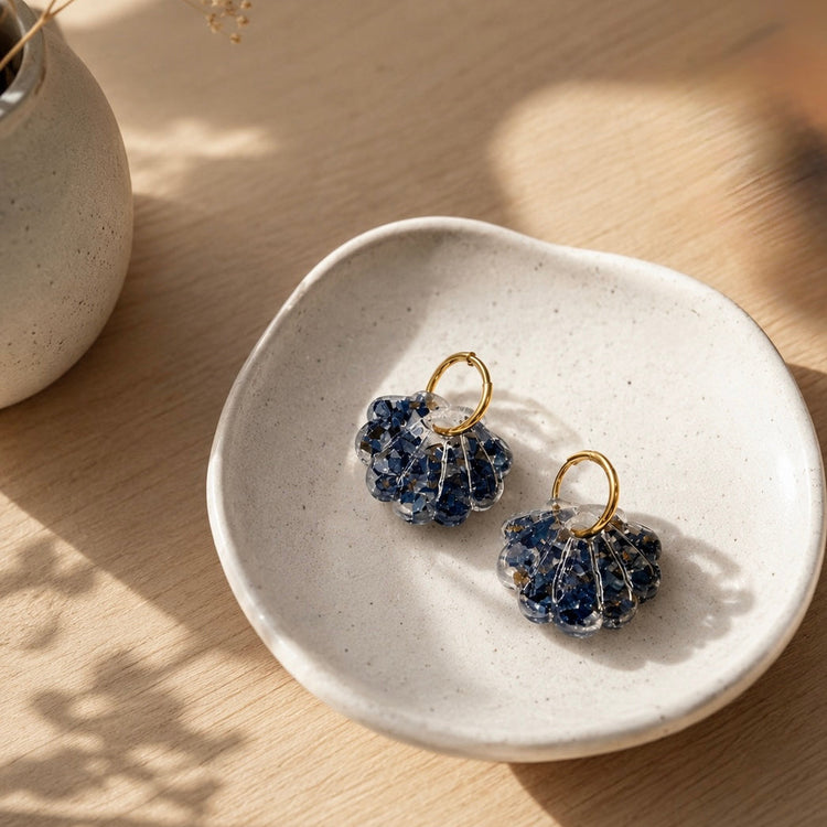 Boucles d’oreilles saint Jacques