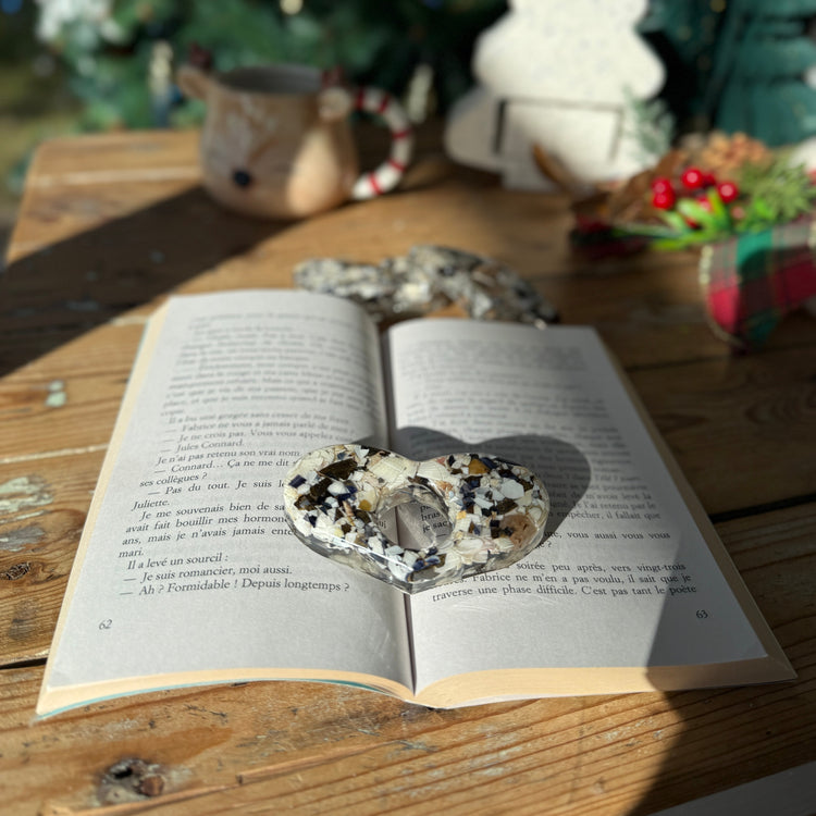 Bague de lecture artisanale