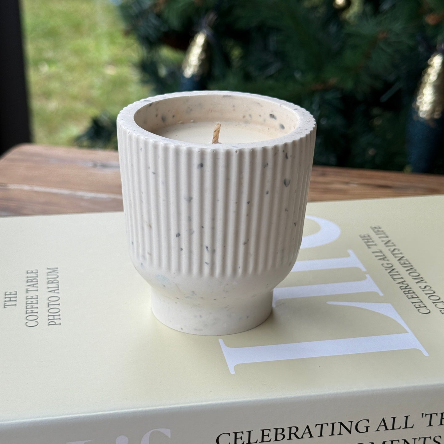 Bougie STRIÉE – édition artisanale (liquidation -50%)