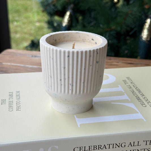 Bougie STRIÉE – édition artisanale (liquidation -50%)