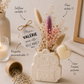 Solifleur Cadeau personnalisé enseignant – Fleurs séchées & création artisanale