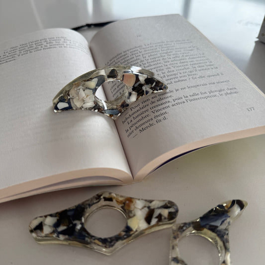 BAGUE DE LECTURE COQUILLEE