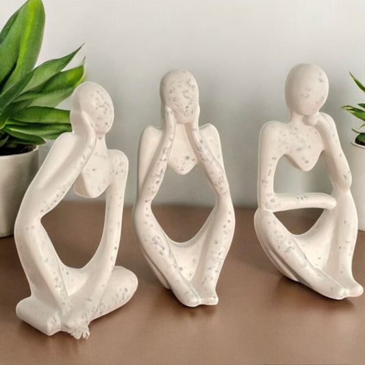 LES TROIS SAGES – Un Message Universel en Trois Statuette