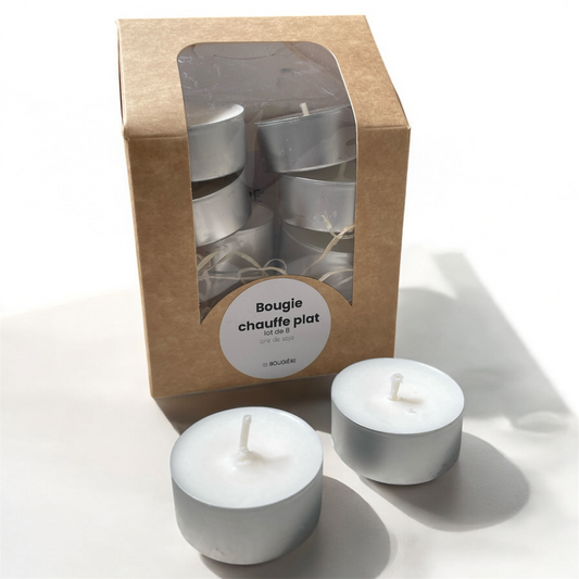 BOUGIE CHAUFFE PLAT _ Lot de 8