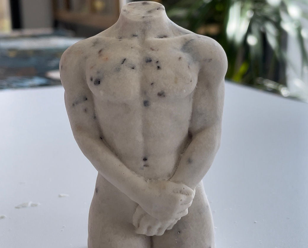 Buste homme décoratif artisanal