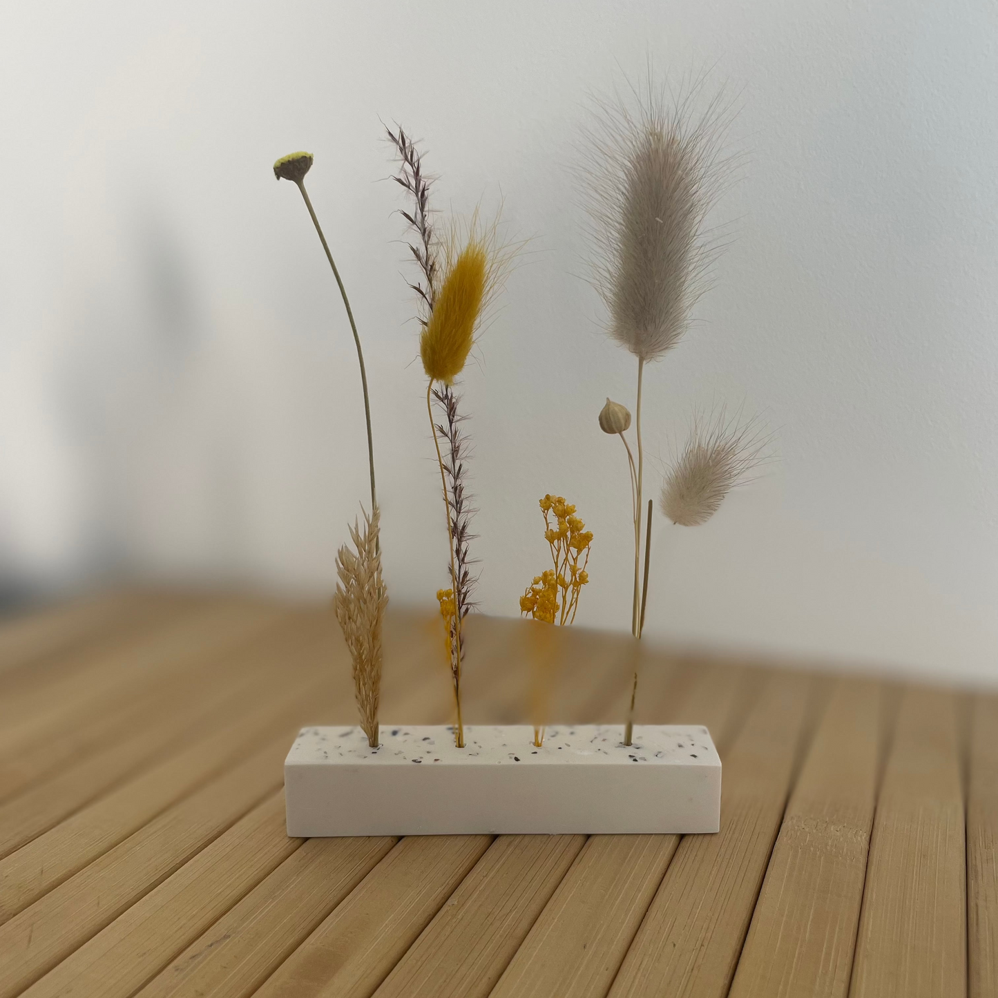 Herbier végétal linéaire artisanal