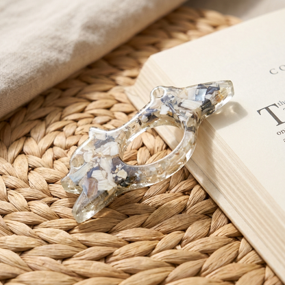 BAGUE DE LECTURE COQUILLEE