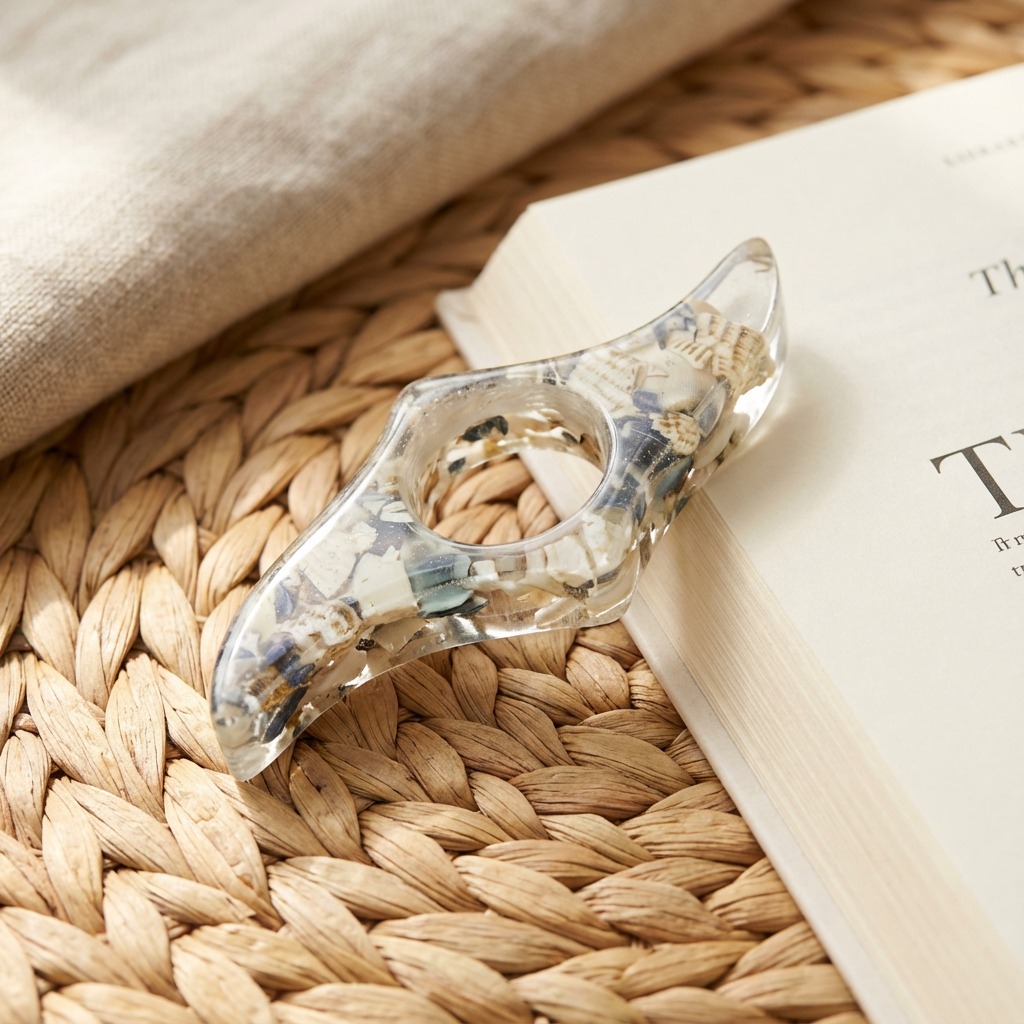 BAGUE DE LECTURE COQUILLEE