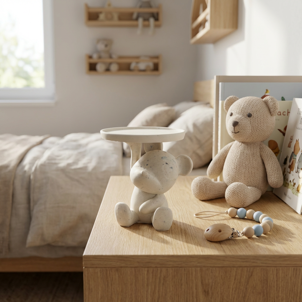 Ourson Porte-Plateau