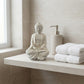 Bouddha statuette méditation artisanale