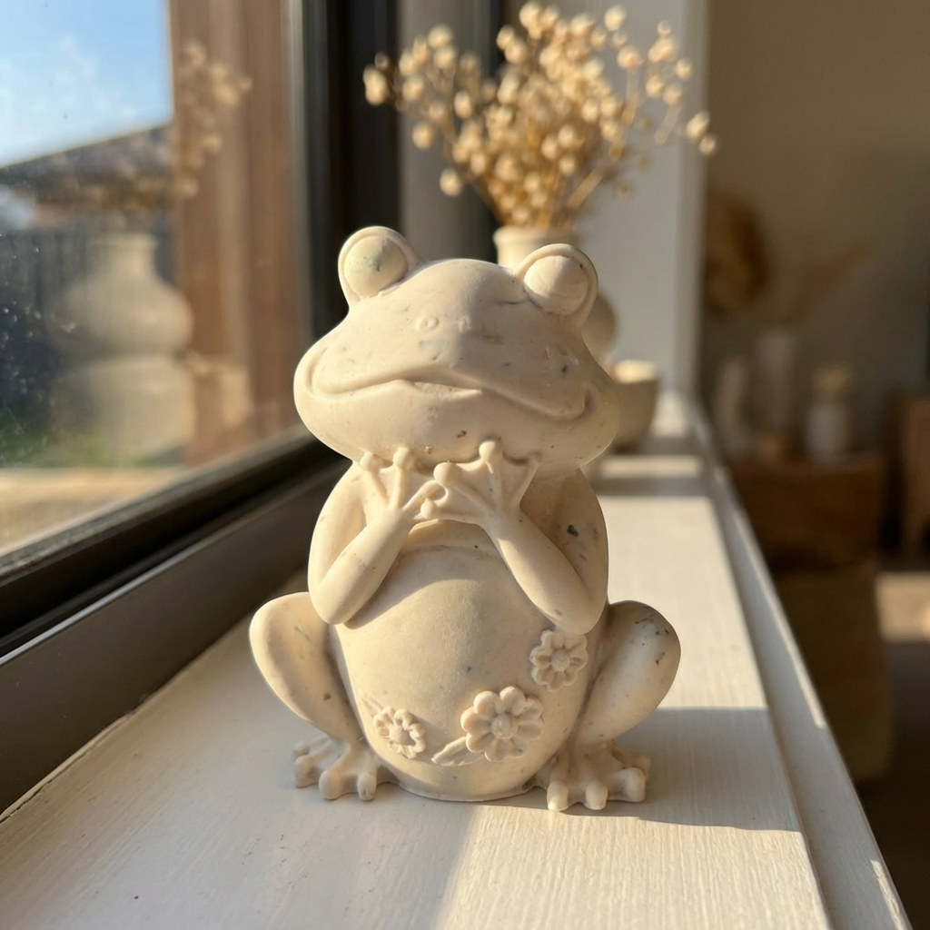 Grenouille décorative artisanale