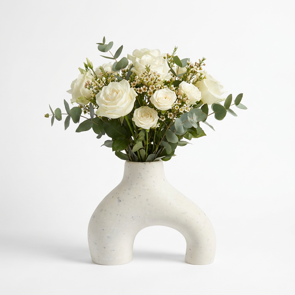 Vase Arche ( défaut sous l’arche ) - 15x13cm