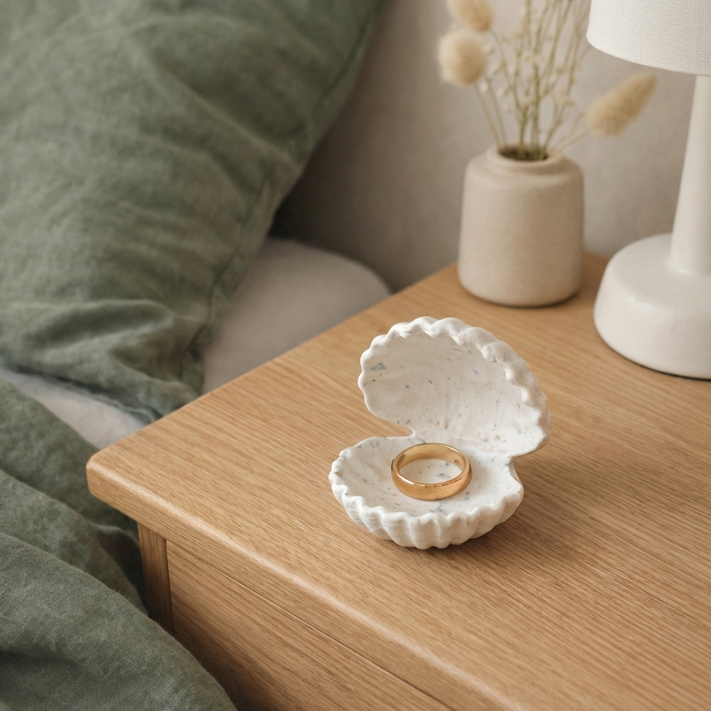 l’écrin – coupelle coquillage pour bijoux artisanal