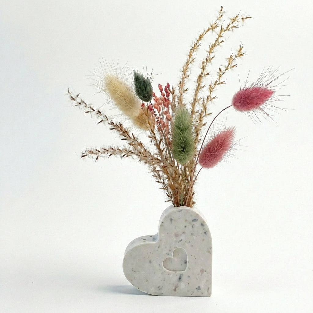 soliflore coeur amour artisanal