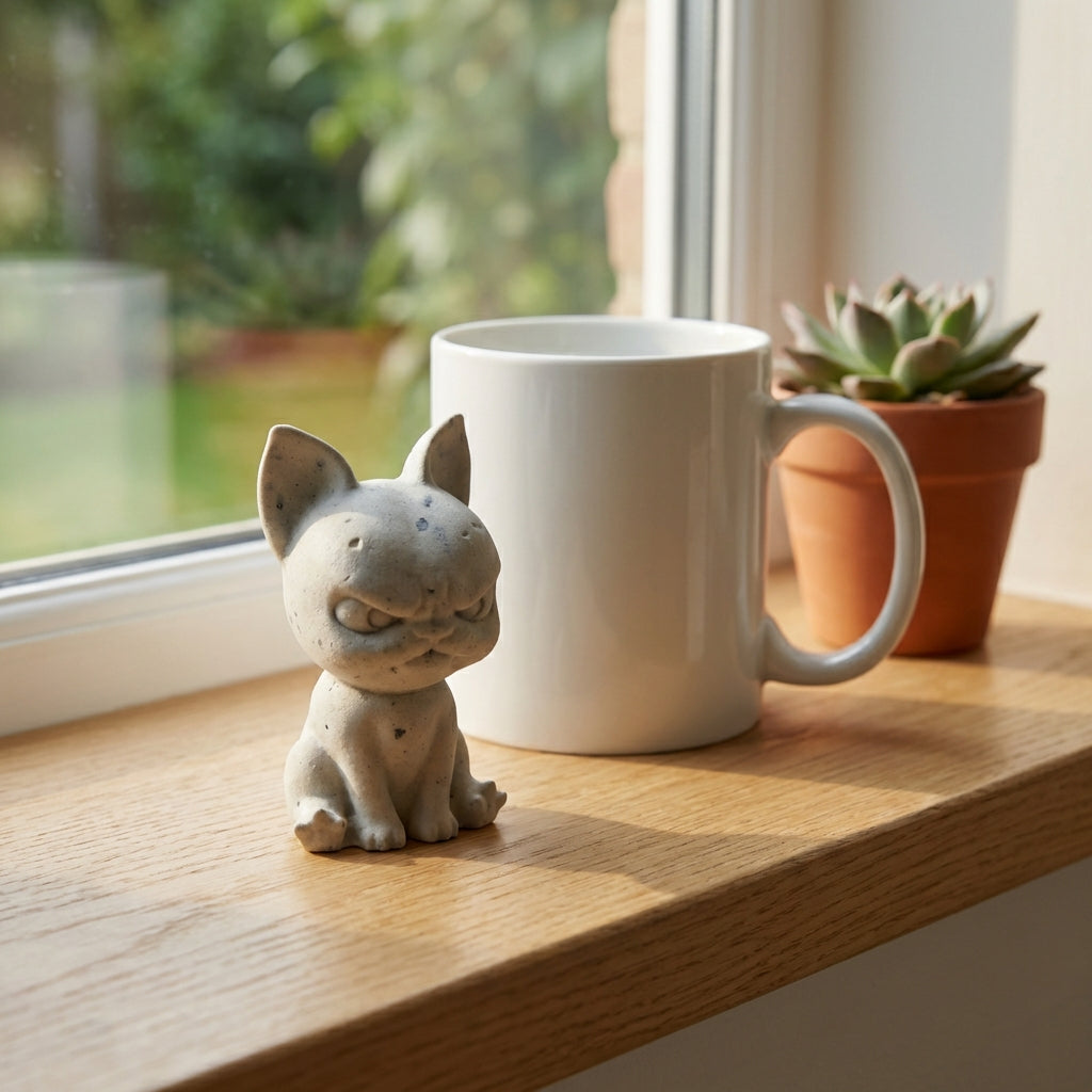 figurine chat fait main La Bougière