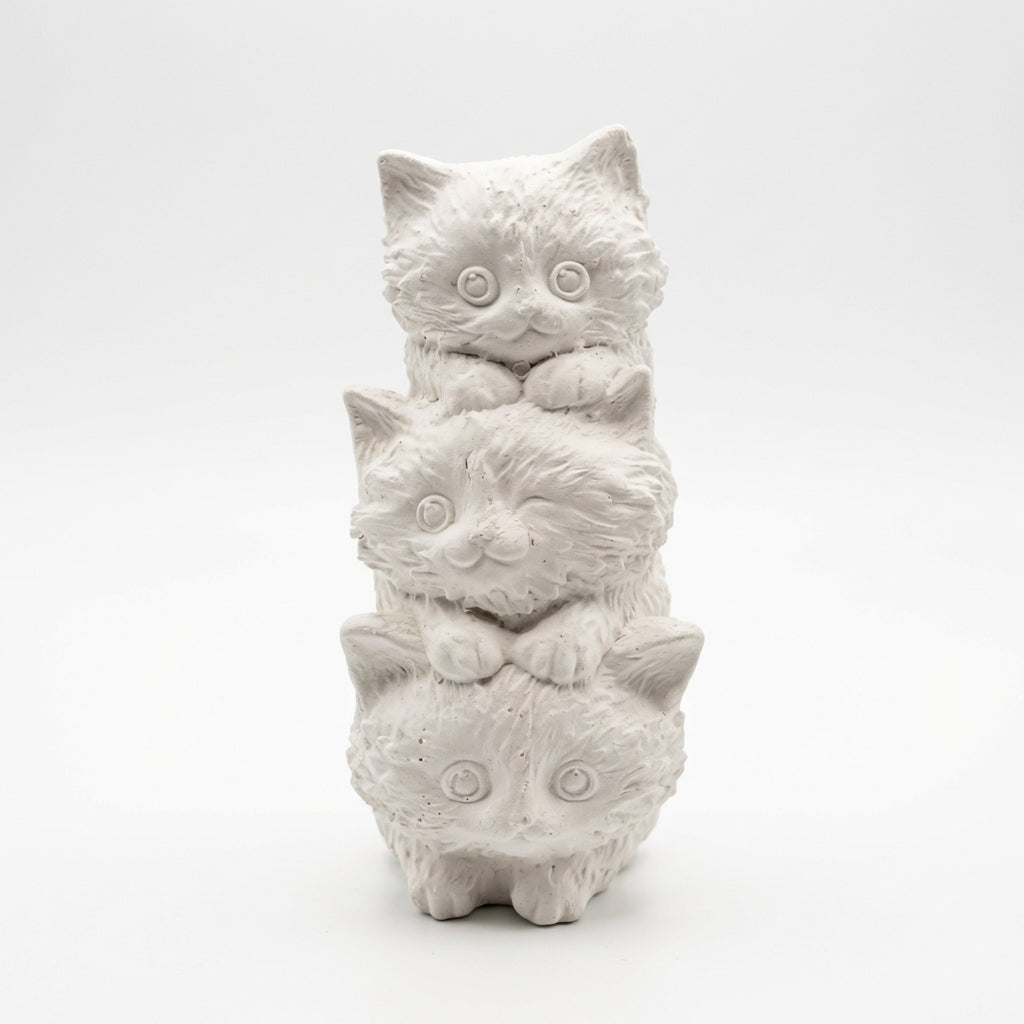 figures de chats décoratives artisanales