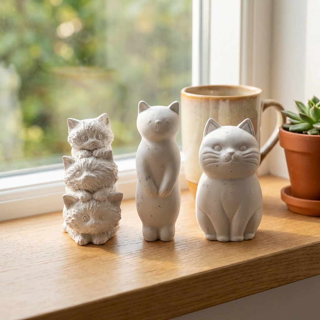 Les Chats — Figures Décoratives Artisanales