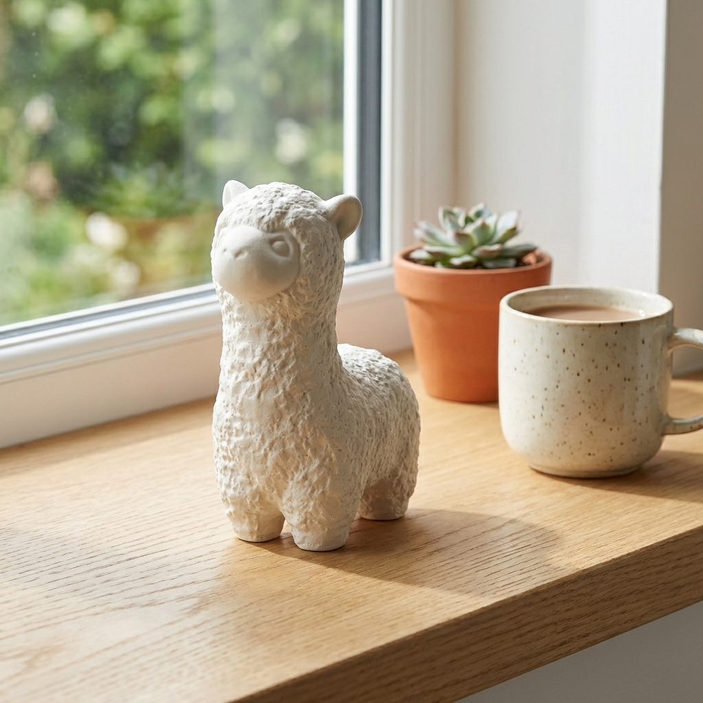 L’Alpaga — Figure Décorative Artisanale
