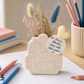 La Bougière - cadeau enseignant Cartable - étiquette Merci Maître