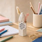 La Bougière - cadeau enseignant Crayon - étiquette Personnalisé Merci Sophie