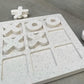 jeu du morpion fait main