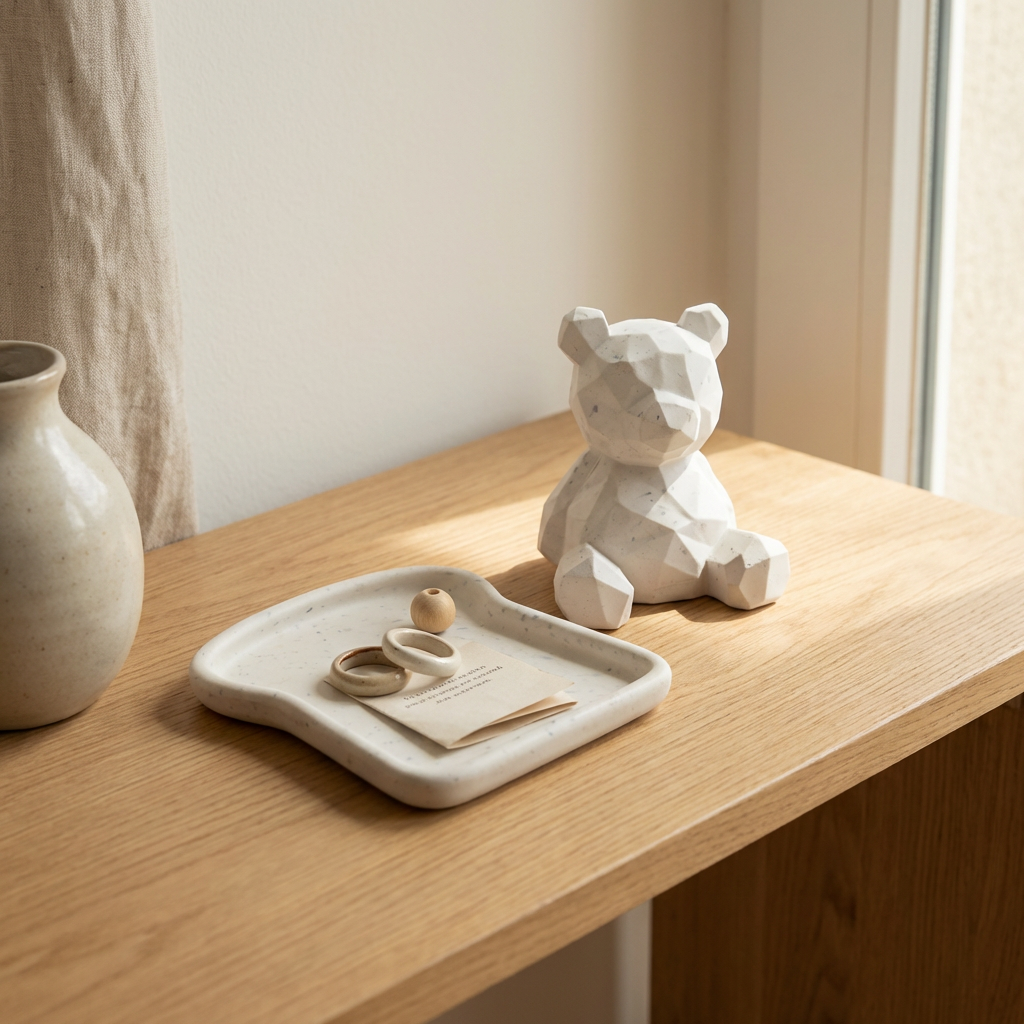 objet déco ourson La Bougière