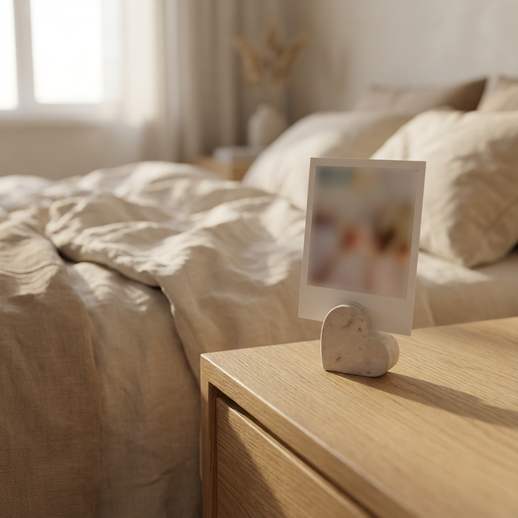 Porte-photo marque-place artisanal