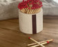 POT A ALLUMETTES AVEC GRATTOIRS